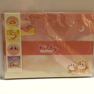 Kirby Shiny Pop Letter Set w Stickers